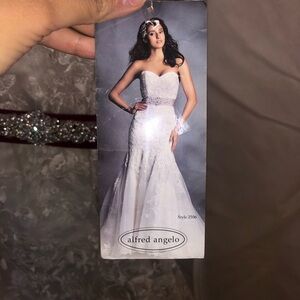 Alfred Elegant White Bridal Gown